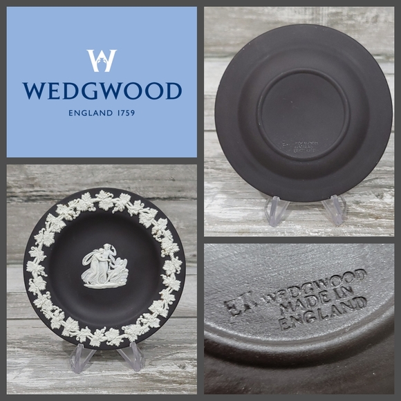 Wedgwood | Dining | Vintage Wedgwood Black Jasperware Neoclassical ...